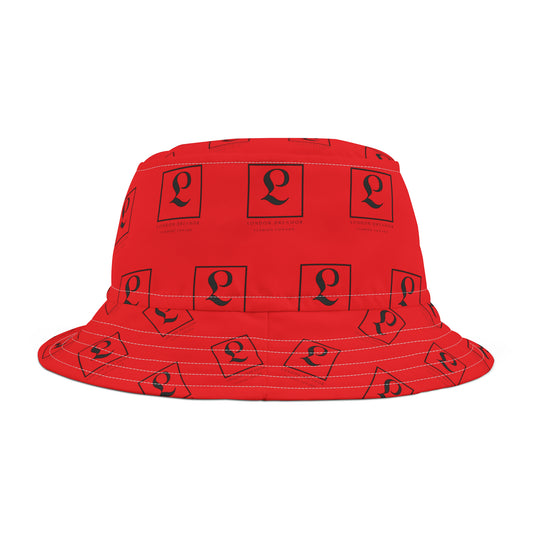 LONDON DREAMOR Red/Black Bucket Hat